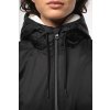 UNISEX HOODED JACKET WITH MICRO-POLARFLEECE LINING Black (Vyberte barvu černá, Velikost XS)