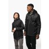 UNISEX HOODED JACKET WITH MICRO-POLARFLEECE LINING Black (Vyberte barvu černá, Velikost XS)