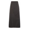 GASTRONOMY WAIST APRON Black/Grey Fine Stripe (Vyberte barvu černá / jemně šedý proužek, Velikost U)