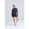 WOMEN'S COOL FLEX 1/2 ZIP TOP Jet Black (Vyberte barvu tryskáčově černá, Velikost XS)