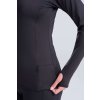 WOMEN'S COOL FLEX 1/2 ZIP TOP Jet Black (Vyberte barvu tryskáčově černá, Velikost XS)