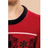KIDS’ CREW NECK CHRISTMAS JUMPER Cherry Red (Vyberte barvu třešňová červená, Velikost 4/6)