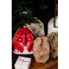 DRAWSTRING BAG WITH CHRISTMAS PATTERNS Natural (Vyberte barvu přírodní, Velikost U)