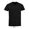 SOL'S <I>IMPERIAL</I> V MEN - V-NECK T-SHIRT Deep Black (Vyberte barvu hlubinná černá, Velikost S)