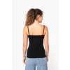 LADIES' STRAPPY TANK TOP Black (Vyberte barvu černá, Velikost XS)