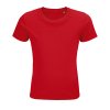 SOL'S PIONEER - KIDS’ ROUND-NECK FITTED JERSEY T-SHIRT Red (Vyberte barvu červená, Velikost 4A)
