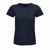 SOL'S PIONEER WOMEN - ROUND-NECK FITTED JERSEY T-SHIRT Deep Black (Vyberte barvu hlubinná černá, Velikost S)
