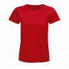 SOL'S PIONEER WOMEN - ROUND-NECK FITTED JERSEY T-SHIRT Deep Black (Vyberte barvu hlubinná černá, Velikost S)