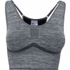 LADIES' SEAMLESS ADJUSTABLE SPORTS BRA Storm Grey Melange (Vyberte barvu šedá bouře melír, Velikost S/M)