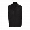 SOL'S FALCON BW MEN - SOFTSHELL BODYWARMER Black (Vyberte barvu černá, Velikost S)