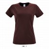 SOL'S REGENT WOMEN - ROUND COLLAR T-SHIRT Deep Black (Vyberte barvu hlubinná černá, Velikost S)
