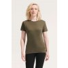 SOL'S REGENT WOMEN - ROUND COLLAR T-SHIRT Deep Black (Vyberte barvu hlubinná černá, Velikost S)