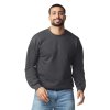 SOFTSTYLE™ MIDWEIGHT FLEECE ADULT CREWNECK Black (Vyberte barvu černá, Velikost S)