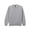 SOFTSTYLE™ MIDWEIGHT FLEECE ADULT CREWNECK Black (Vyberte barvu černá, Velikost S)
