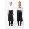 POLYCOTTON EXTRA-LONG APRON Black (Vyberte barvu černá, Velikost U)