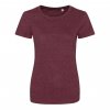 WOMEN'S TRI-BLEND T Heather Grey (Vyberte barvu šedá žíhaná, Velikost XS)