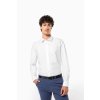 MEN LONG-SLEEVED EASY CARE SHIRT WITHOUT POCKET Oxford Blue (Vyberte barvu Oxford modrá, Velikost S)