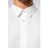 MEN LONG-SLEEVED EASY CARE SHIRT WITHOUT POCKET Oxford Blue (Vyberte barvu Oxford modrá, Velikost S)