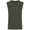 ECO-FRIENDLY MEN SLEEVELESS T-SHIRT Black (Vyberte barvu černá, Velikost S)
