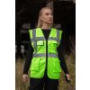 COMFORT EXECUTIVE SAFETY VEST "HAMBURG" - MULTIFUNCTIONAL WITH POCKETS Yellow (Vyberte barvu žlutá, Velikost S)