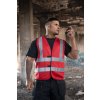 SAFETY / FUNCTIONAL VEST "HANNOVER" - FOUR REFLECTIVE STRIPES Yellow (Vyberte barvu žlutá, Velikost M)