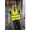 SAFETY / FUNCTIONAL VEST "HANNOVER" - FOUR REFLECTIVE STRIPES Yellow (Vyberte barvu žlutá, Velikost M)