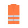 BASIC SAFETY VEST FOR PRINT "KARLSRUHE" - 2 VELCRO Yellow (Vyberte barvu žlutá, Velikost XL)
