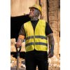 SAFETY VEST WITH ZIPPER "COLOGNE" Yellow (Vyberte barvu žlutá, Velikost M)