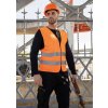 SAFETY VEST WITH ZIPPER "COLOGNE" Yellow (Vyberte barvu žlutá, Velikost M)