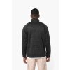 MEN'S FULL ZIP HEATHER JACKET Dark Grey Melange (Vyberte barvu tmavě šedý melír, Velikost S)