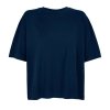 SOL'S BOXY WOMEN'S OVERSIZED T-SHIRT Deep Black (Vyberte barvu hlubinná černá, Velikost XS)