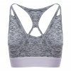 GIRLIE CROSS BACK CROP TOP Black Slate Melange (Vyberte barvu černá břidlicová žíhaná, Velikost S)