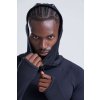 MENS COOL COWL NECK TOP Black Slate Melange (Vyberte barvu černá břidlicová žíhaná, Velikost S)