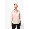LADIES' 3/4 SLEEVED SHIRT Black (Vyberte barvu černá, Velikost XS)