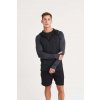 MEN'S COOL CONTRAST ZOODIE Black/Black Slate Melange (Vyberte barvu Black/Black Slate Melange, Velikost S)