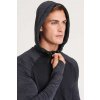 MEN'S COOL CONTRAST ZOODIE Black/Black Slate Melange (Vyberte barvu Black/Black Slate Melange, Velikost S)