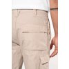 MEN'S LIGHTWEIGHT MULTIPOCKET TROUSERS Beige (Vyberte barvu béžová, Velikost 38)