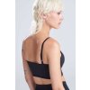 WOMEN'S RECYCLED TECH SPORTS BRA Jet Black (Vyberte barvu tryskáčově černá, Velikost XS)