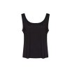 WOMEN'S TANK TOP Heather Black (Vyberte barvu černá žíhaná, Velikost XS)