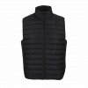 SOL'S STREAM BW MEN - LIGHTWEIGHT BODYWARMER Black (Vyberte barvu černá, Velikost S)