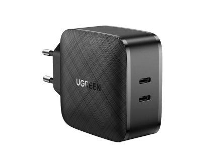 eng pl Wall Charger UGREEN CD216 2xUSB C 66W PD black 20919 1