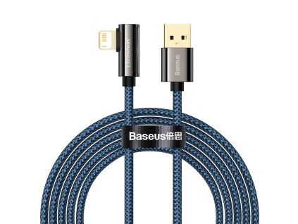 eng pl Baseus Legendary angled nylon cable USB Lightning for gamers 2 4A 2m blue CACS000103 73654 1