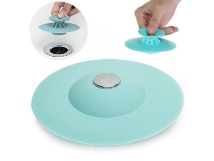 eng pl Silicone plug with strainer for the bathtub wash basin 1876 1