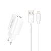 eng pl Dudao EU wall charger 2x USB 5V 2 4A Lightning cable white A2EU Lightning white 55641 1