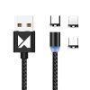 eng pl Wozinsky Magnetic Cable USB micro USB USB Typ C Lightning 1m with LED light black WMC 01 55998 5