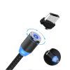 eng pl Wozinsky Magnetic Cable USB micro USB USB Typ C Lightning 1m with LED light black WMC 01 55998 10