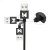 eng pl Wozinsky Magnetic Cable USB micro USB USB Typ C Lightning 1m with LED light black WMC 01 55998 12
