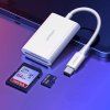 eng pl Ugreen memory card reader OTG SD 4 0 micro SD TF 4 0 UHS II UHS 2 280 MBps to USB Type C 3 2 Gen 1 white CM265 60724 61910 10