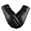 eng pm Mens winter gloves for a touchscreen smartphone black 63014 10