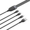eng pl 3in1 USB cable Baseus Flash Series USB C micro USB Lightning 40W 5A 1 2m black 21170 5